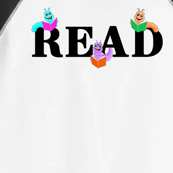 Read Cute Book Worms Toddler Fine Jersey T-Shirt