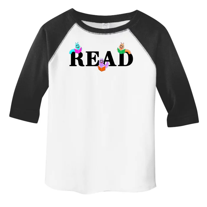 Read Cute Book Worms Toddler Fine Jersey T-Shirt