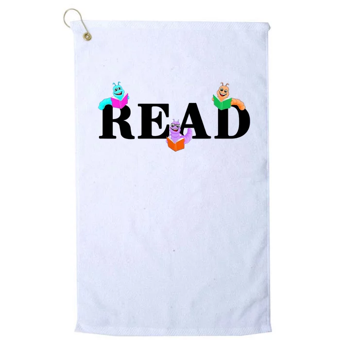 Read Cute Book Worms Platinum Collection Golf Towel