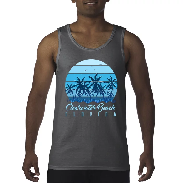 Retro Clearwater Beach Florida Tank Top