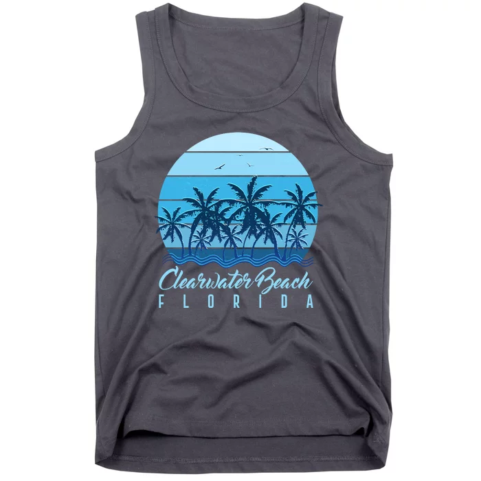 Retro Clearwater Beach Florida Tank Top