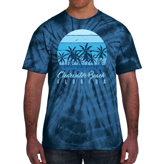 Retro Clearwater Beach Florida Tie-Dye T-Shirt