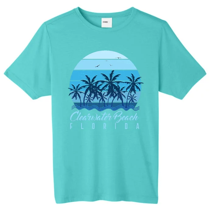 Retro Clearwater Beach Florida ChromaSoft Performance T-Shirt