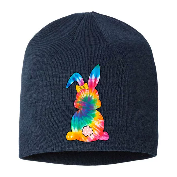 Rainbow Colorful Bunny 8 1/2in Sustainable Knit Beanie