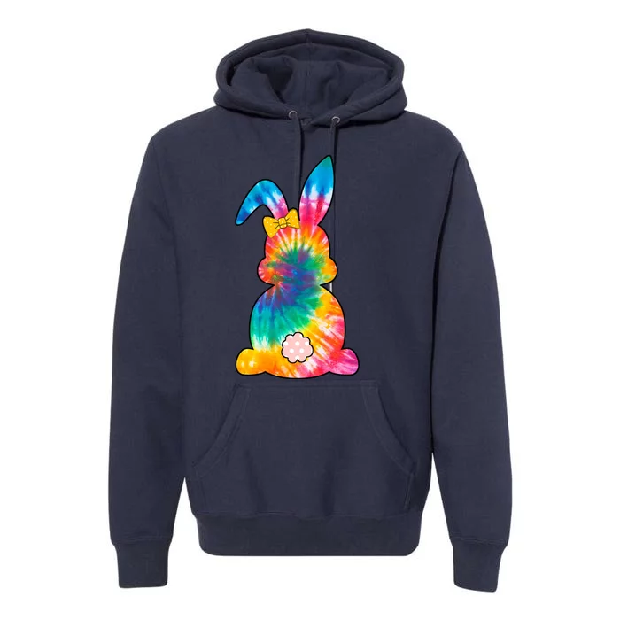 Rainbow Colorful Bunny Premium Hoodie