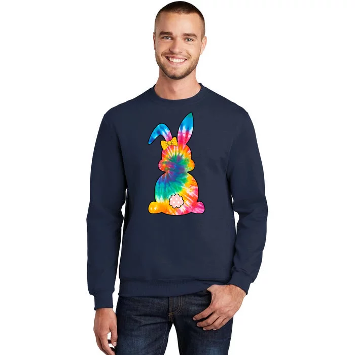 Rainbow Colorful Bunny Tall Sweatshirt