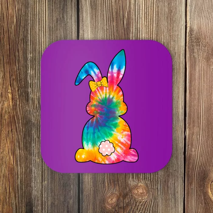 Rainbow Colorful Bunny Coaster