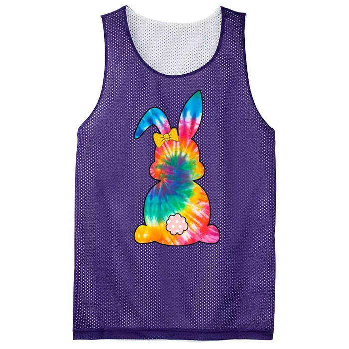 Rainbow Colorful Bunny Mesh Reversible Basketball Jersey Tank