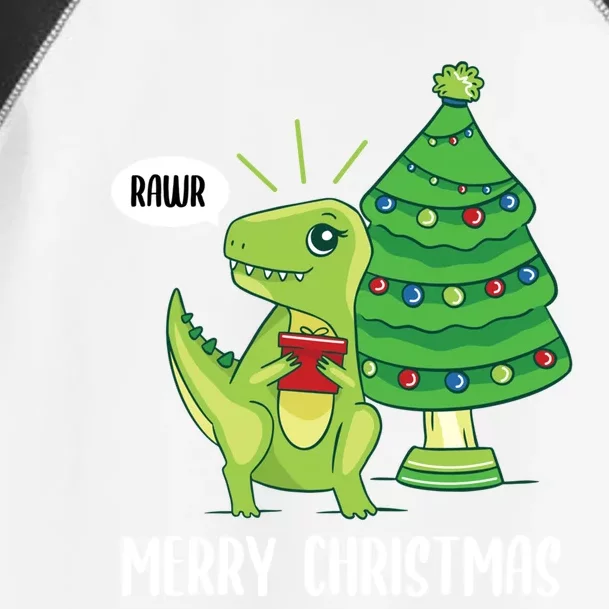 Rawr Christmas Baby Dinosaur Lover Xmas Trex Paleontology Funny Gift Toddler Fine Jersey T-Shirt