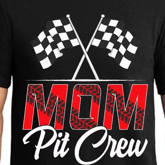 Race Car Birthday Party Racing Family Mom Pit Crew Pajama Set