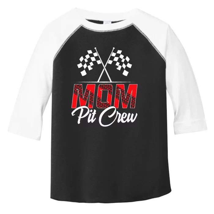 Race Car Birthday Party Racing Family Mom Pit Crew Toddler Fine Jersey T-Shirt