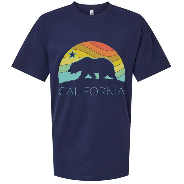 Retro California Bear Vintage Beach Sueded Cloud Jersey T-Shirt