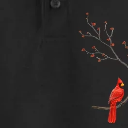 Red Cardinal Bird Lovers Birdwatching Birding Dry Zone Grid Performance Polo