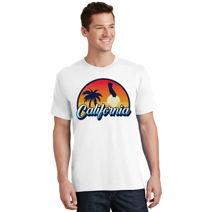 Retro California Bear Vintage Beach T-Shirt