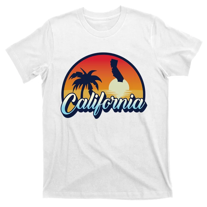 Retro California Bear Vintage Beach T-Shirt