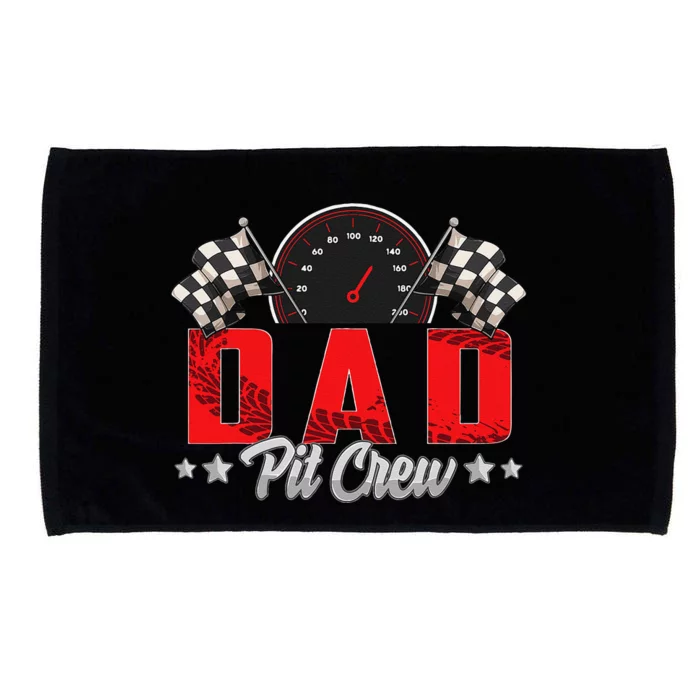 Race Car Birthday Party Racing Family Dad Pit Crew Microfiber Hand Towel