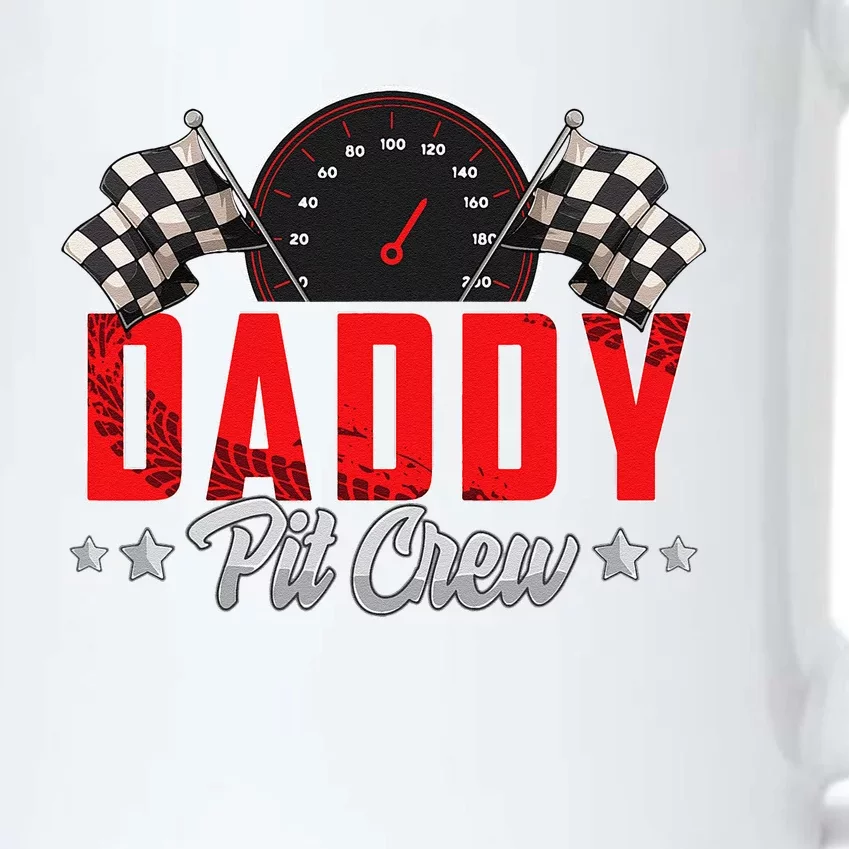 Race Car Birthday Party Racing Family Daddy Pit Crew Black Color Changing Mug