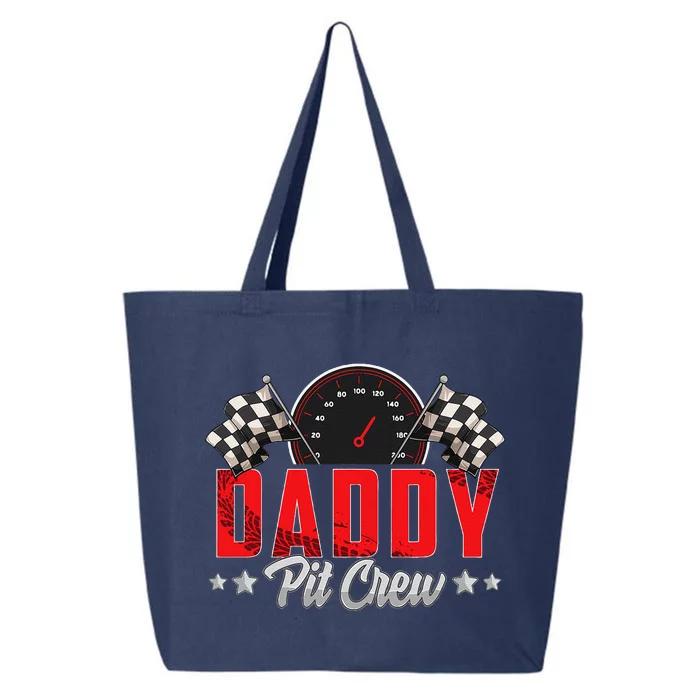 Race Car Birthday Party Racing Family Daddy Pit Crew 25L Jumbo Tote