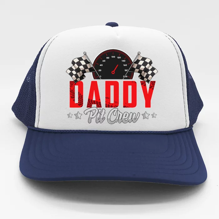 Race Car Birthday Party Racing Family Daddy Pit Crew Trucker Hat