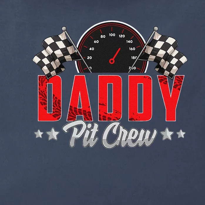 Race Car Birthday Party Racing Family Daddy Pit Crew Zip Tote Bag