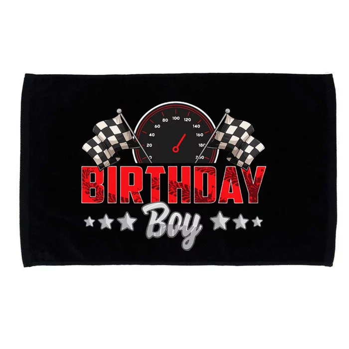 Race Car Birthday Party Racing Family Birthday Boy Pit Crew Microfiber Hand Towel