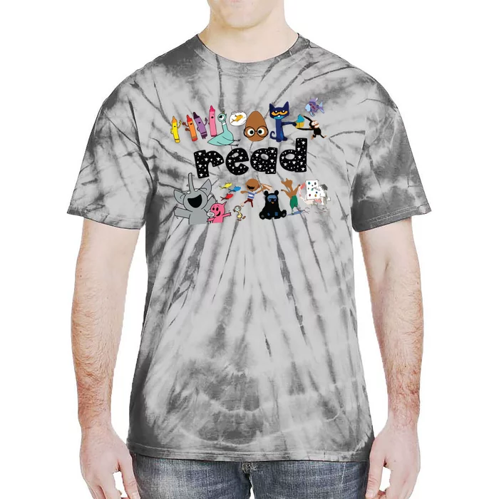 Read ChildrenS Books Teacher Tie-Dye T-Shirt