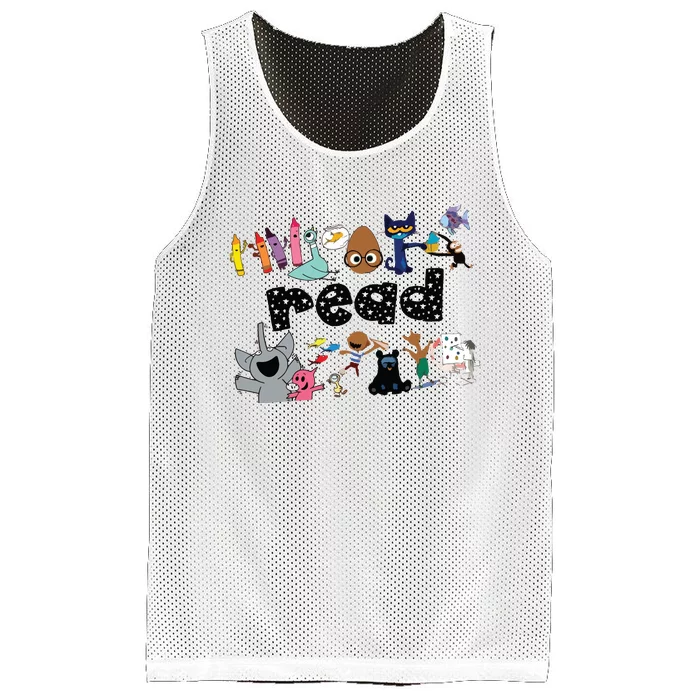 Read ChildrenS Books Teacher Mesh Reversible Basketball Jersey Tank