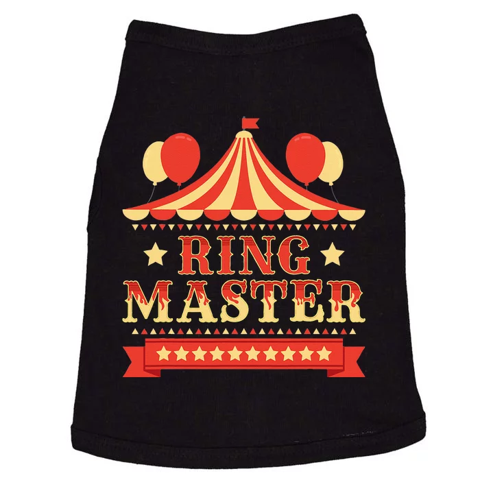 Ringmaster  Circus Birthday Party Circus Costume Doggie Tank