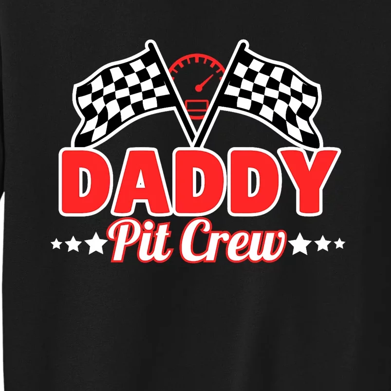 Race Car Brithday Daddy Pit Crew Family Bday Party Sweatshirt