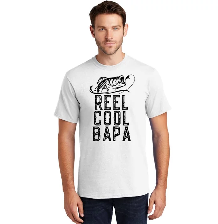 Reel Cool Bapa Funny Fishing Design Tall T-Shirt