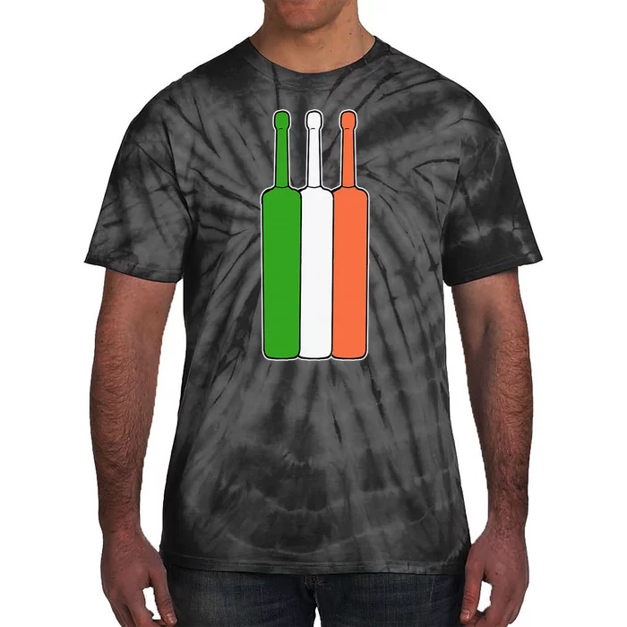 Retro Cricket Batsman Player Club Umpire Vintage Bowler Tie-Dye T-Shirt