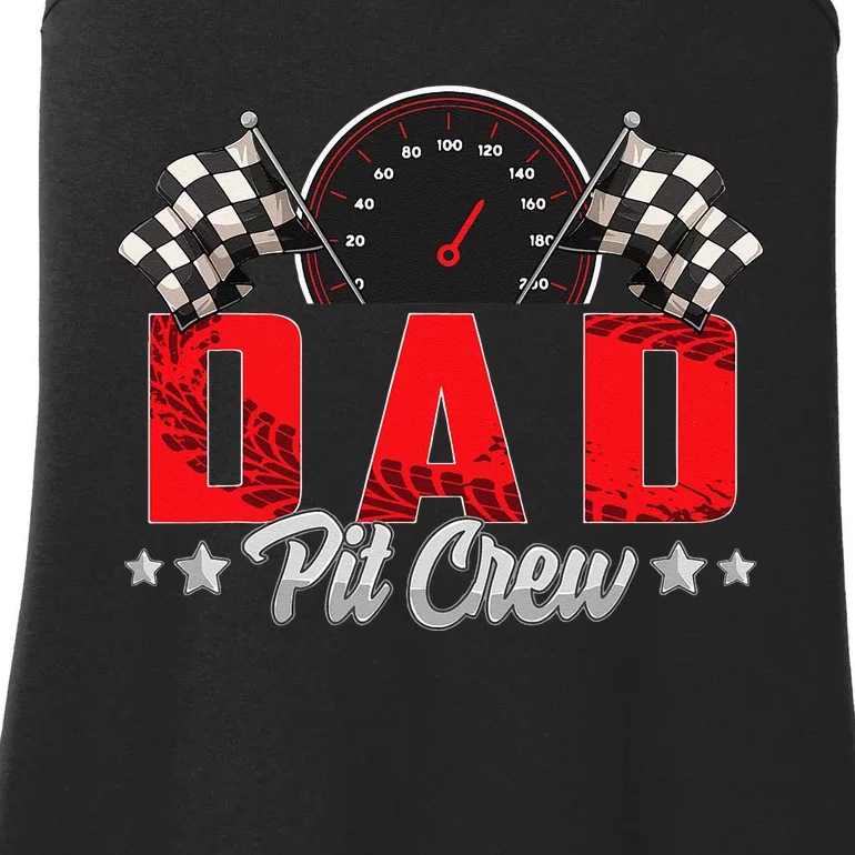 Race Car Birthday Party Racing Family Dad Pit Crew Ladies Essential Tank