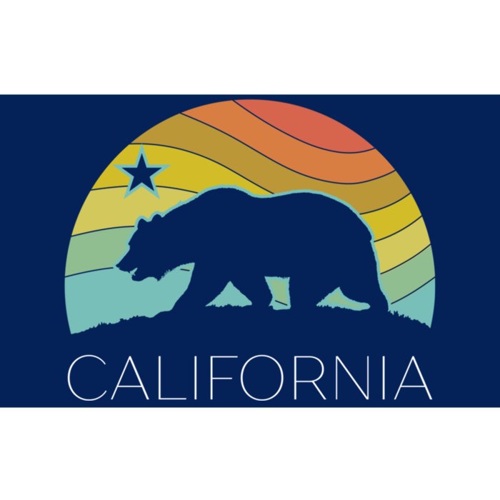 Retro California Bear Vintage Beach Cali Pride Surf 70s 80s Bumper Sticker