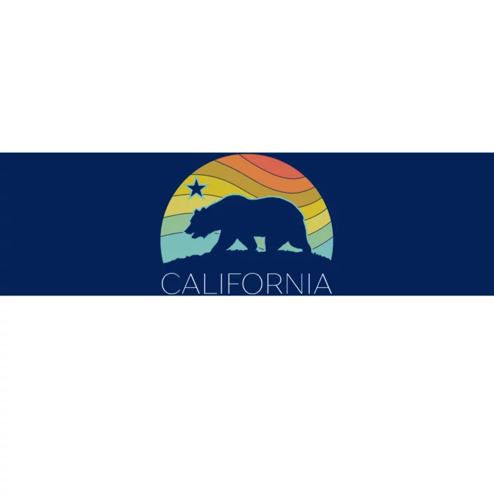 Retro California Bear Vintage Beach Cali Pride Surf 70s 80s Bumper Sticker