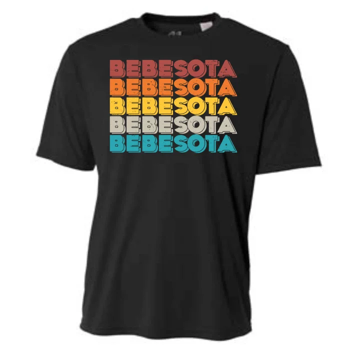 Retro Color Bebesota Cooling Performance Crew T-Shirt