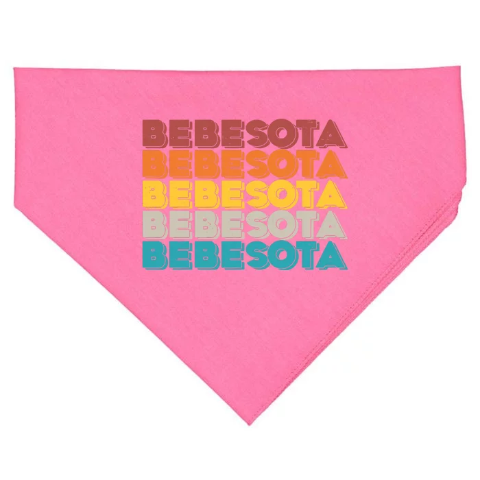 Retro Color Bebesota USA-Made Doggie Bandana