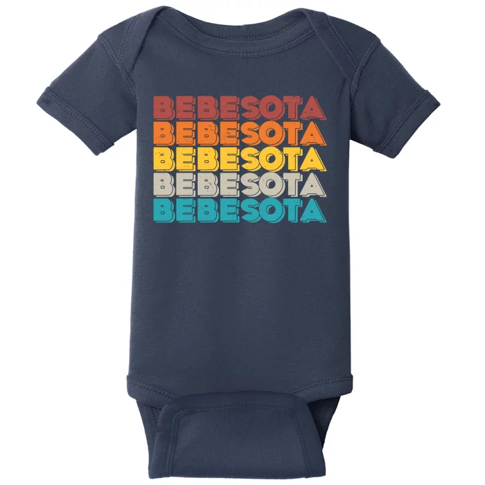 Retro Color Bebesota Baby Bodysuit