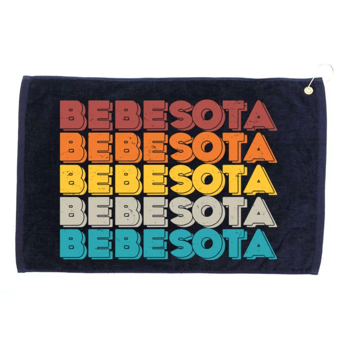 Retro Color Bebesota Grommeted Golf Towel