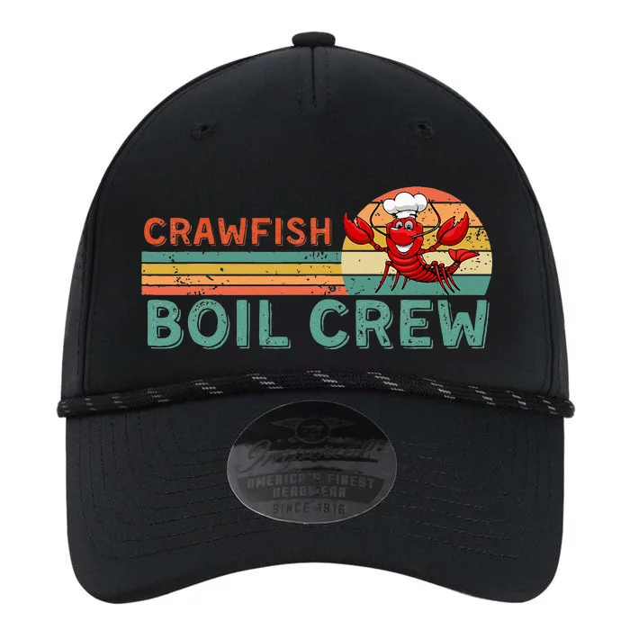 Retro Crawfish Boil Crew Gift CrayfishCrawdadMudbug Lover Performance The Dyno Cap