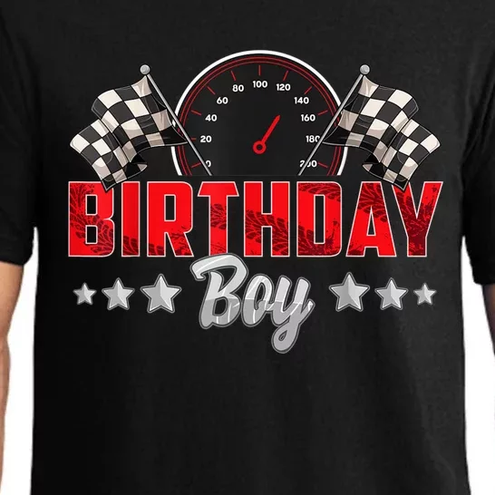 Race Car Birthday Party Racing Family Birthday Boy Pit Crew Pajama Set