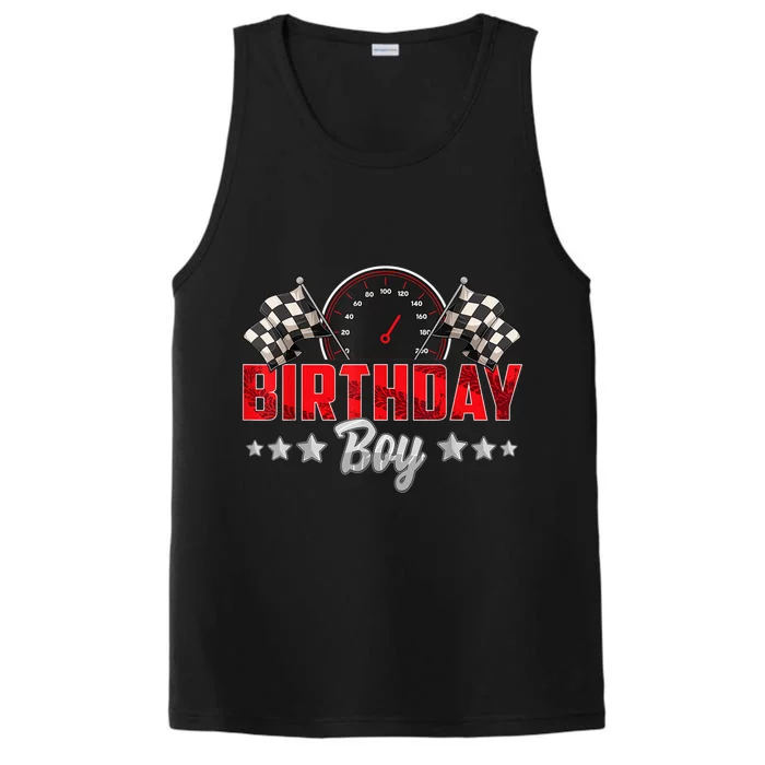 Race Car Birthday Party Racing Family Birthday Boy Pit Crew Performance Tank