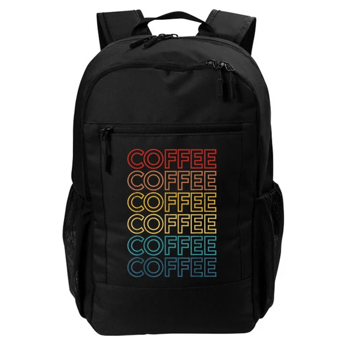 Retro Coffee Coffee Coffee Art Vintage Coffee Addicts Daily Commute Backpack