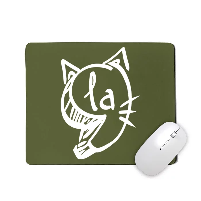 Retro Cat Comma La Kamala Harris For President 2024 Election Mousepad