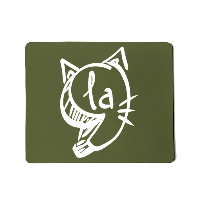 Retro Cat Comma La Kamala Harris For President 2024 Election Mousepad