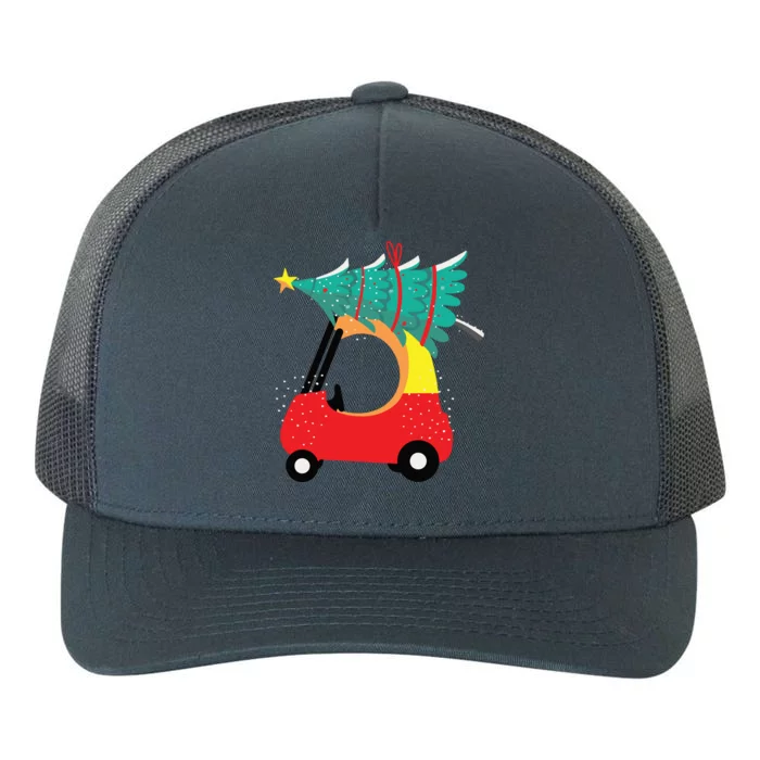 Red Car Christmas Kids Cute Christmas Yupoong Adult 5-Panel Trucker Hat