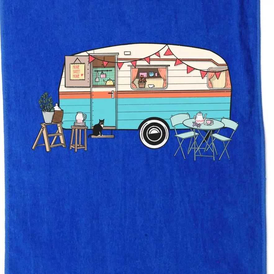 Rv Camper Camping Crew Road Trip Gift Platinum Collection Golf Towel