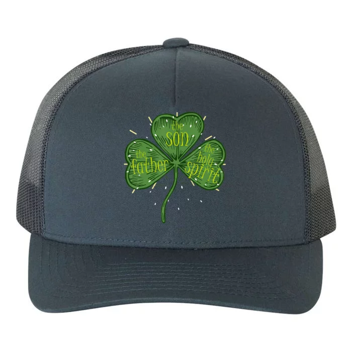 Religious Christian Catholic St Patricks Day Irish Shamrock Yupoong Adult 5-Panel Trucker Hat