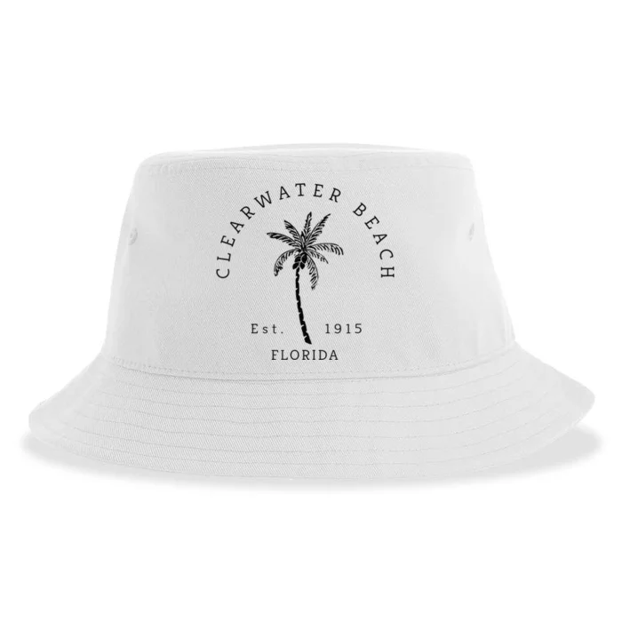 Retro Cool Clearwater Beach Original Florida Beaches Sustainable Bucket Hat