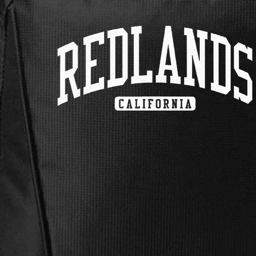 Redlands California Ca College University Style City Backpack