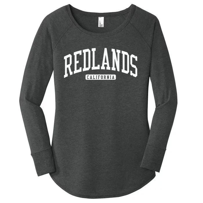 Redlands California Ca College University Style Women's Perfect Tri Tunic Long Sleeve Shirt